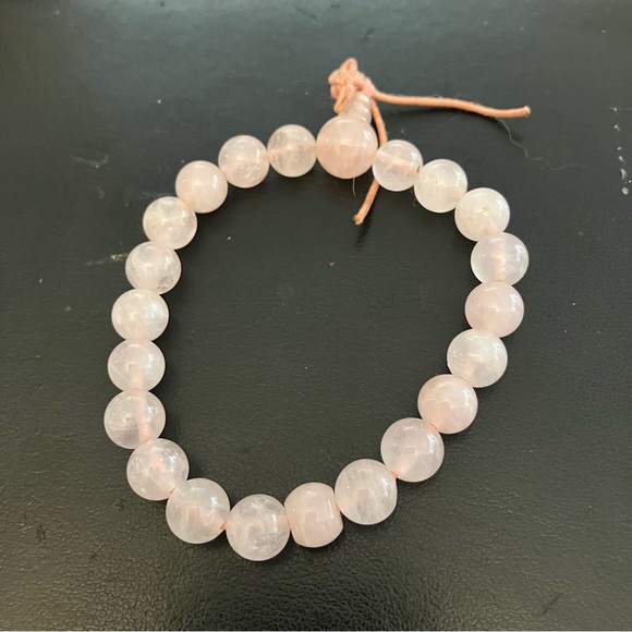 💗 ROSE QUARTZ BRACELET – 7” EXPANDABLE - Picture 6 of 6